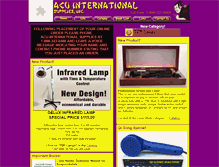 Tablet Screenshot of acuinternational.com